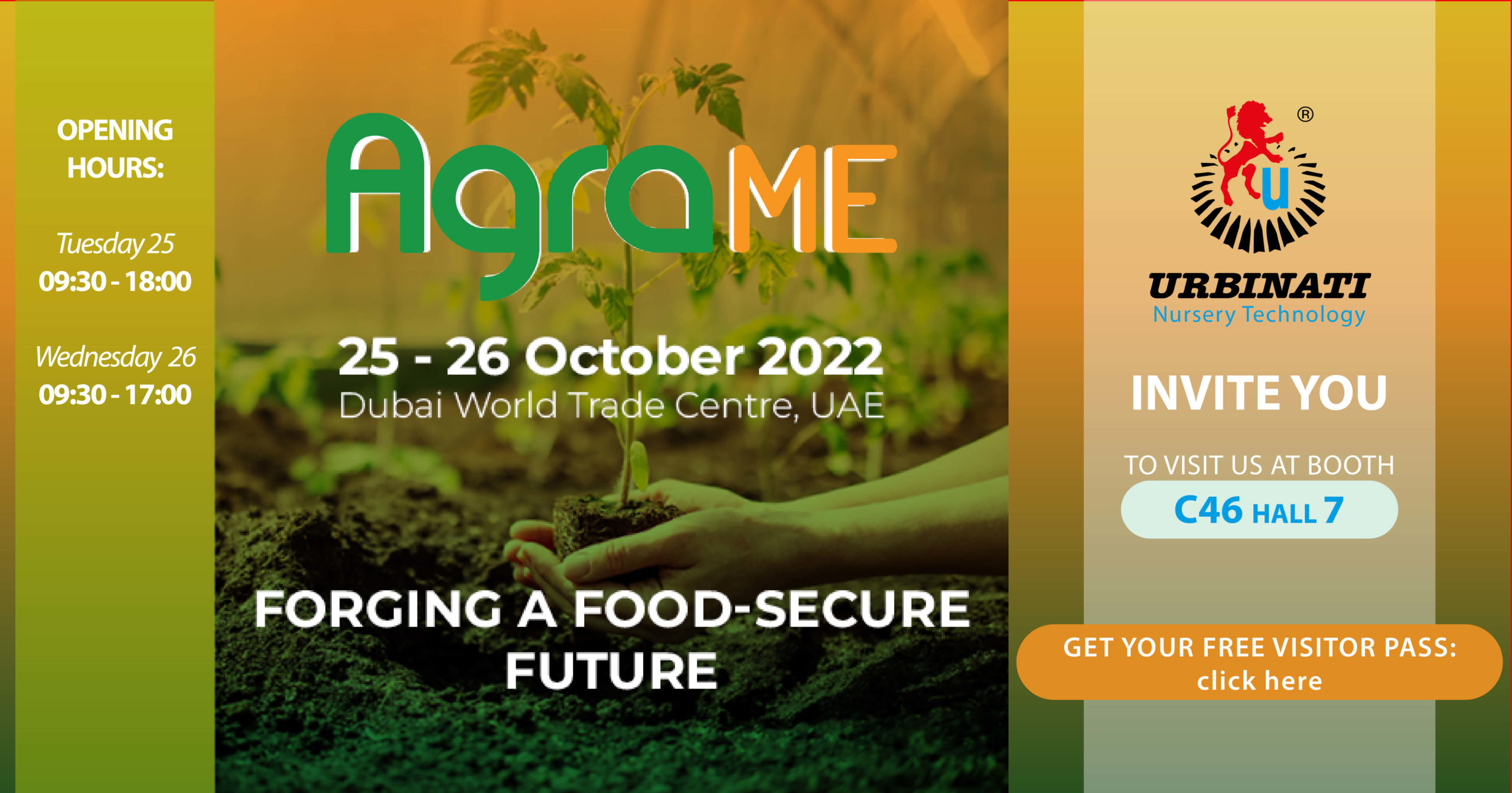 INVITATION TO AGRAME 25-26 OCTOBER 2022