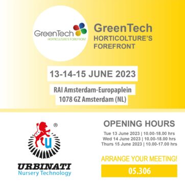 Invito GreenTech Urbinati Srl Stand 05.306